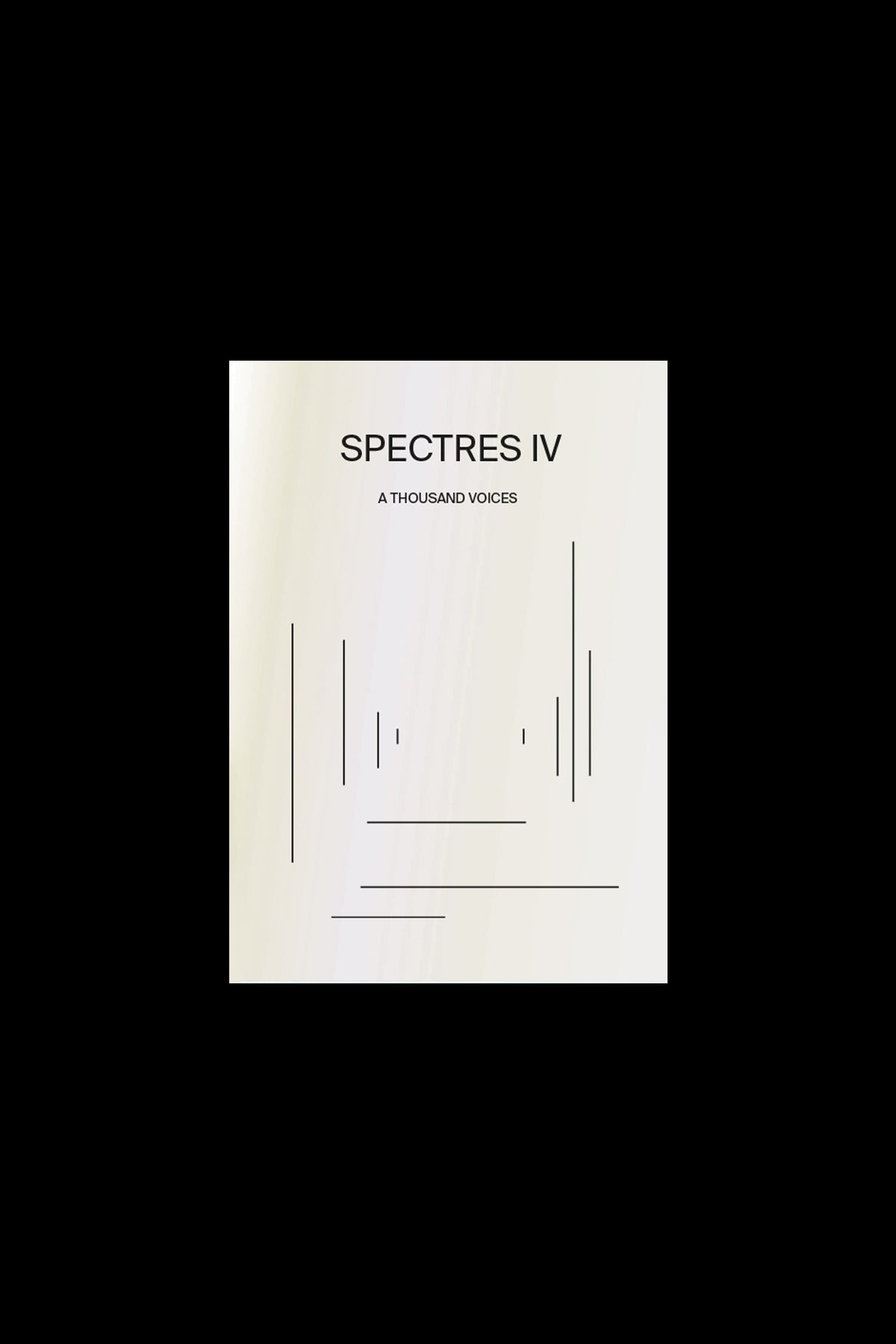 Spectres IV : A thousand voices / Mille voix
